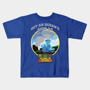 "Oceanview Trestle" - Welcome to Crotoonia! Kids T-Shirt